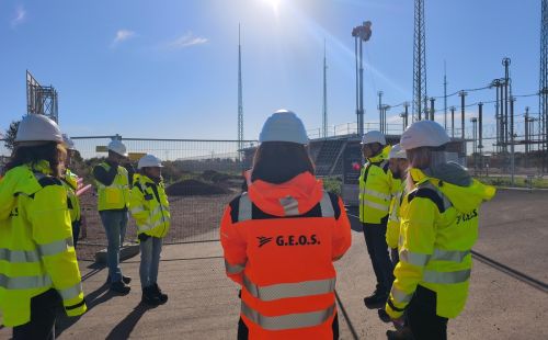 Netzausbau erleben - Vor-Ort beim SuedOstLink: G.E.O.S. besucht Kabelabschnittsstation und Rohrvortrieb