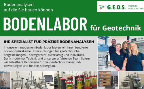 Bodenlabor bodenphysikalisches Labor GEOS G.E.O.S. Halsbrücke