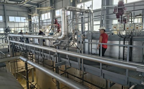 G.E.O.S.-Team Verfahrenstechnik/Biotechnologie besuchte DIAMO-Sanierungsanlagen und Brauerei Cvikov in Nordböhmen.