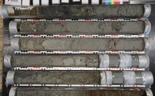 Geotechnische Baugrunderkundung für Windader West: G.E.O.S. untersucht Bohrkerne aus dem Wattenmeer für Netzanbindungsysteme