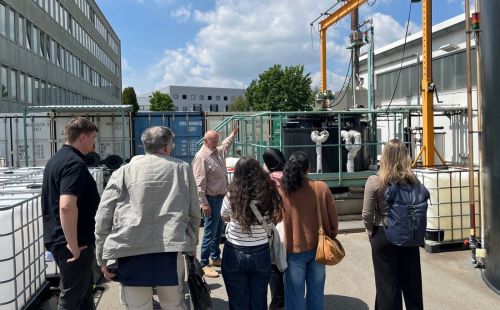 PROMETIA Tech Tour 2026:  Europäische Nachwuchsforschende informieren sich in Halsbrücke über G.E.O.S.-Innovationen