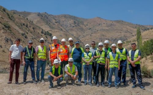 Sanierung ehemaliger Uranerzbergbaustandorte in Usbekistan durch G.E.O.S. / WISUTEC