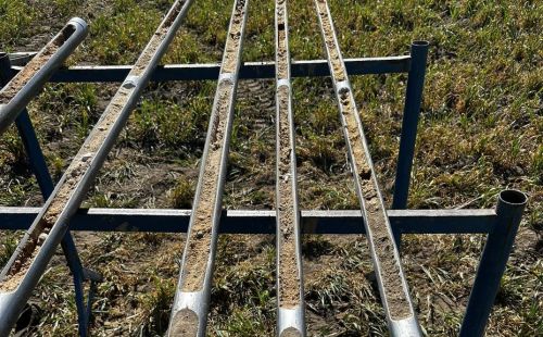 G.E.O.S. Niederlassung Halle untersuchte Baugrund für drei Windparks bei Zörbig, Salzfurtkapelle und Schrenz mit 23 Windenergieanlagen.