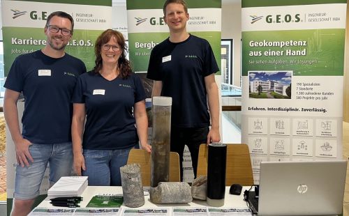 G.E.O.S. war bei der Veranstaltung Berufsbilder und Karrierewege in den Geowissenschaften an der TU Bergakademie Freiberg vertreten.