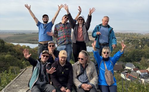 Teamtag G.E.O.S. Niederlassung Halle: Wanderung durch Weinberge bei Höhnstedt, Einblicke in Geologie der Subrosionssenke am Süßen See