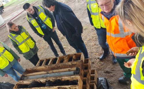 G.E.O.S. Teamtag: Verwaltung trifft Baustelle, Standortbesuche in Halle und Leipzig