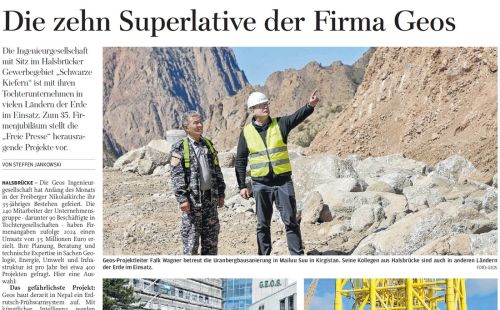 Freie Presse 10.07.2025 GEOS G.E.O.S. 35 Jahre