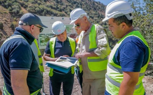 Sanierung ehemaliger Uranerzbergbaustandorte in Usbekistan durch G.E.O.S. / WISUTEC