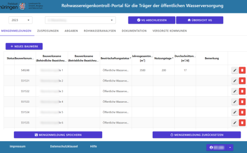 entwickelt Internetportal für das Thüringer Landesamt für Umwelt, Bergbau und Naturschutz – Effizientes Reporting für die Träger der öffentlichen Wasserversorgung