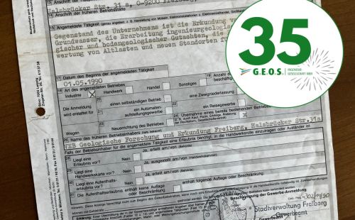 35 Jahre GEOS G.E.O.S.: Start am 1. Mai 1990