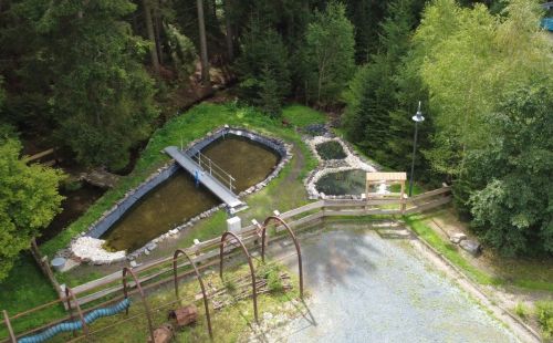 G.E.O.S. nahm am St. Christoph Stolln in Breitenbrunn eine Demonstrationsanlage zur naturbasierten Reinigung von Bergbauwässern in Betrieb