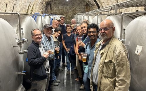 G.E.O.S.-Team Verfahrenstechnik/Biotechnologie besuchte DIAMO-Sanierungsanlagen und Brauerei Cvikov in Nordböhmen.