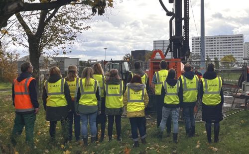 G.E.O.S. Teamtag: Verwaltung trifft Baustelle, Standortbesuche in Halle und Leipzig
