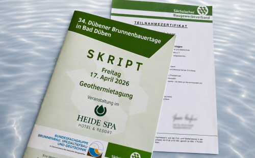 G.E.O.S. bei den 34. Dübener Brunnenbauertagen in Bad Düben: Geothermie, Erdwärmesonden und KI