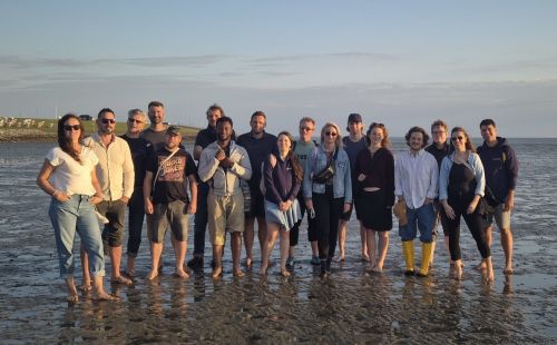 Das G.E.O.S.-Team Netzausbau traf sich in Meldorf, besuchte BorWin6-Baustellen und wanderte durchs Wattenmeer bei Büsum.
