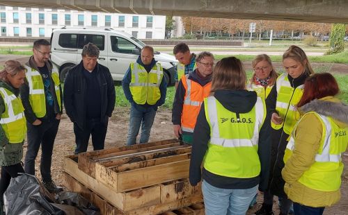 G.E.O.S. Teamtag: Verwaltung trifft Baustelle, Standortbesuche in Halle und Leipzig