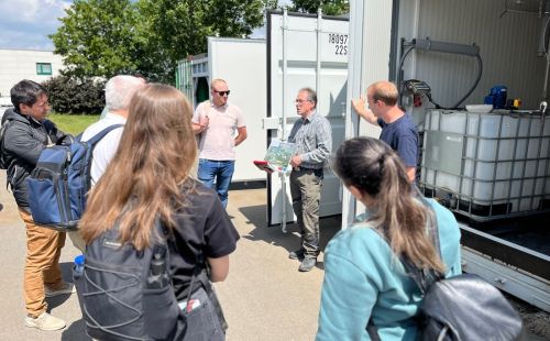 PROMETIA Tech Tour 2026:  Europäische Nachwuchsforschende informieren sich in Halsbrücke über G.E.O.S.-Innovationen
